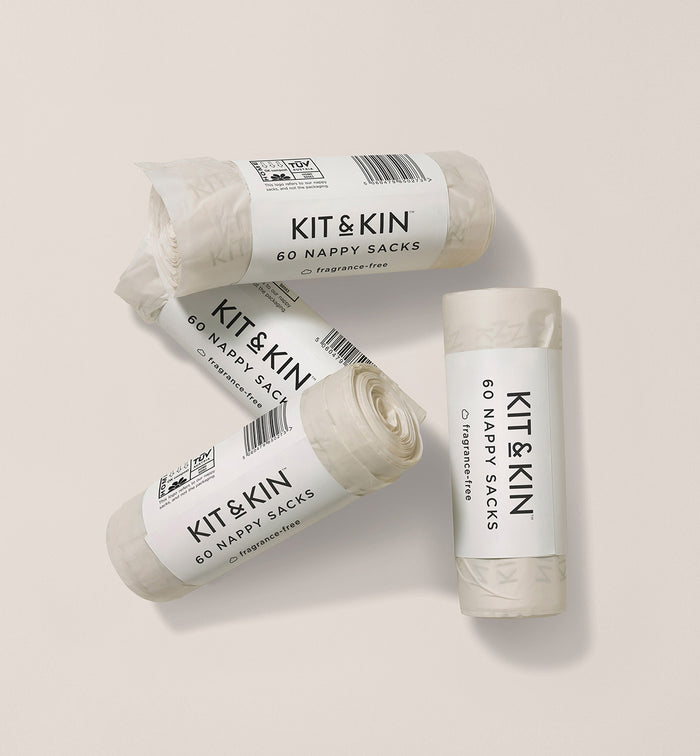 A bundle of Kit & Kin nappy bags are perfect for stocking up your changing bag essentials