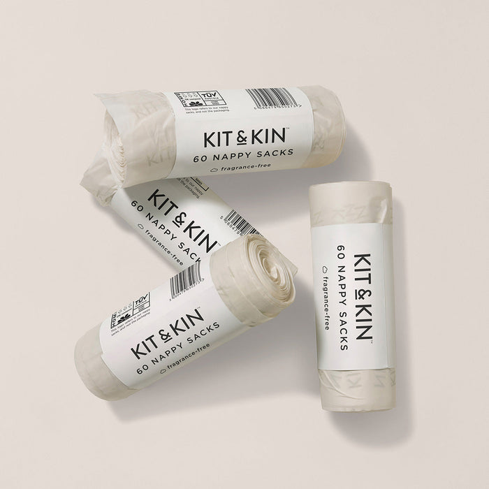 A bundle of Kit & Kin nappy bags are perfect for stocking up your changing bag essentials