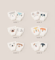 Kit & Kin newborn nappies to toddler from size 1-6, with 2 cute animal prints per size