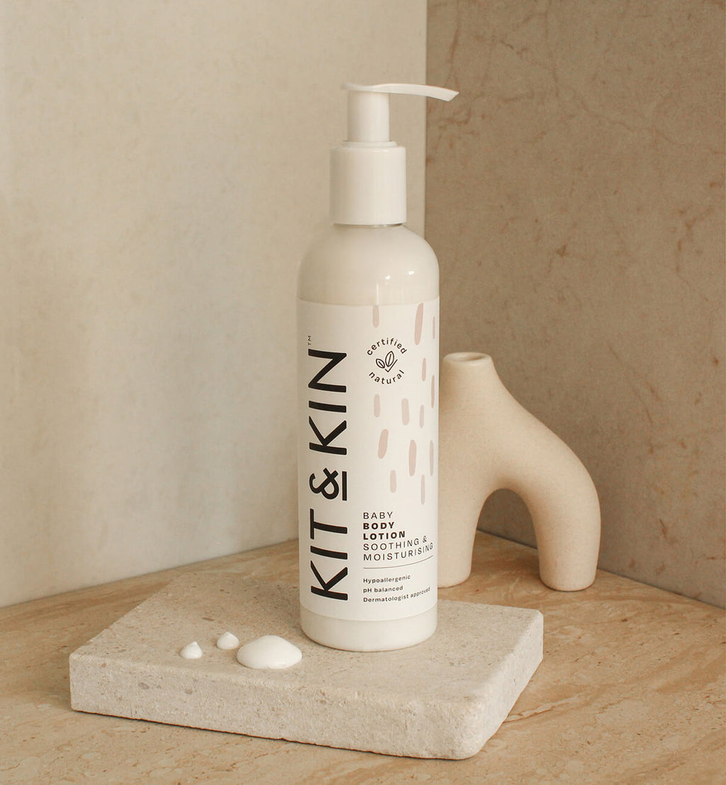 Natural Baby Lotion | Organic Skincare for Newborns | Kit & Kin