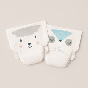 Size 1: owl & lamb