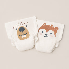 Size 7: beaver & squirrel