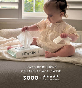 Parents praise Kit & Kin eco baby wipes for being gentle, durable and preventing nappy rash