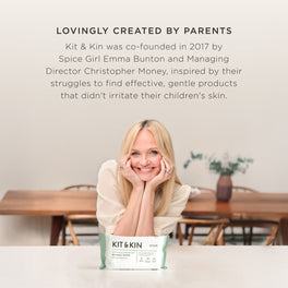 Kit & Kin brand founded by Spice Girl Emma Bunton, inspired by creating baby products for sensitive skin