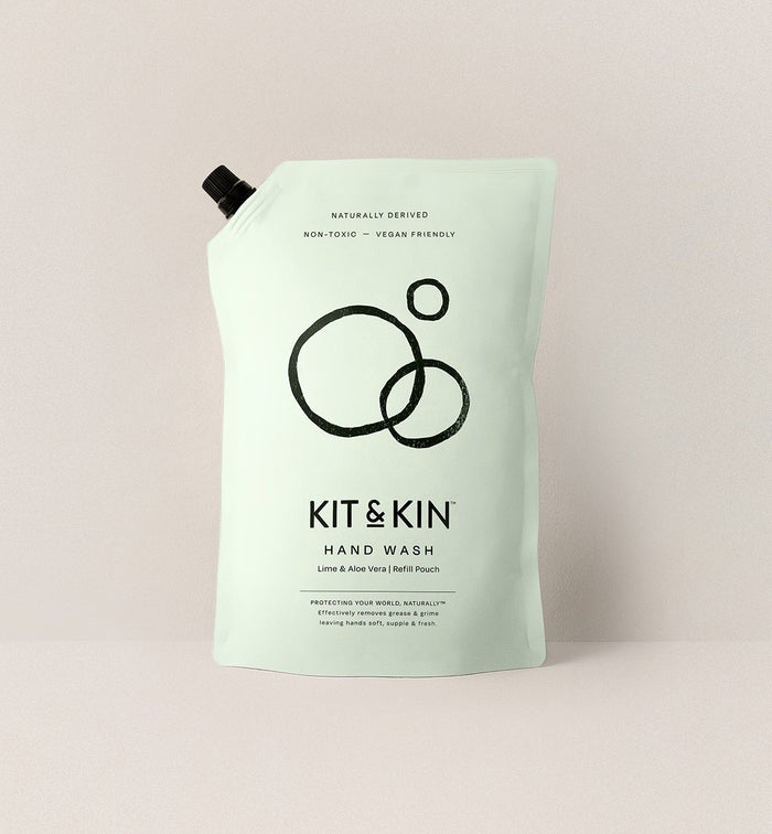 Kit & Kin non-toxic hypoallergenic handwash eco refill bundle, gentle and plant-based