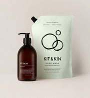 Kit & Kin non-toxic hypoallergenic handwash eco refill bundle, gentle and plant-based