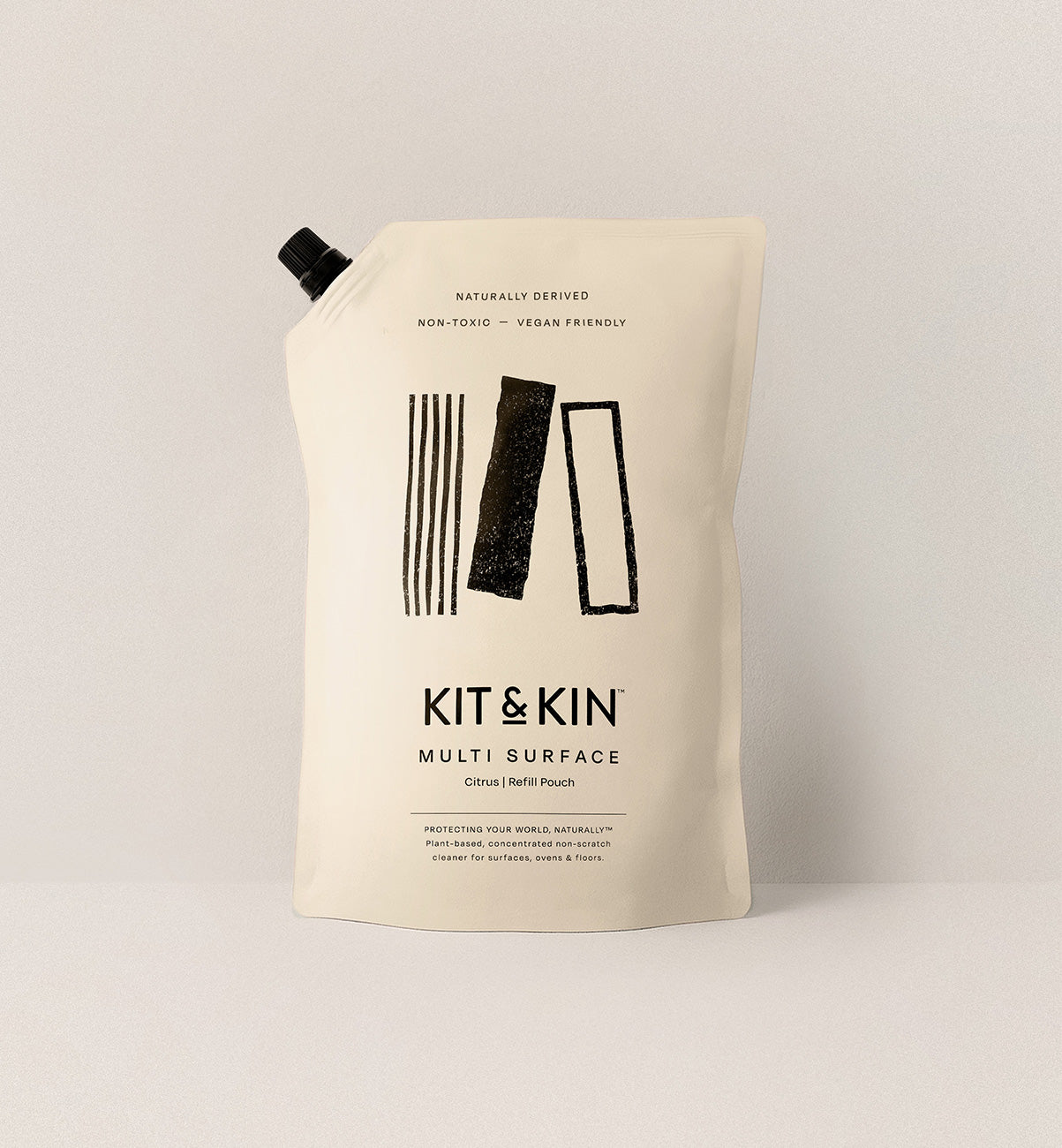 Kit & Kin non-toxic multi-surface spray cleaner refill, eco-friendly plant-based cleaning products for everyday use