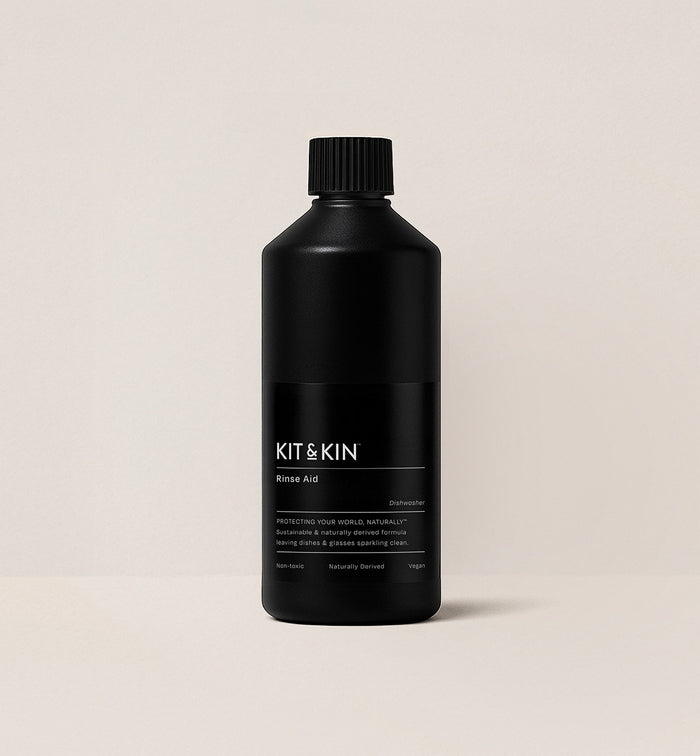 Kit & Kin non-toxic rinse aid, eco-friendly and plant-based for sparkling dishes