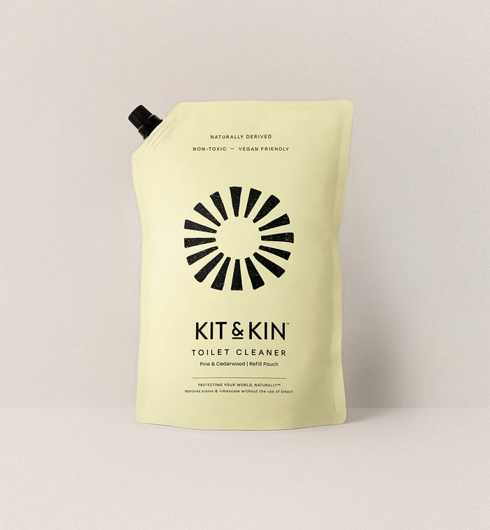Kit & Kin non-toxic toilet cleaner eco refill bundle for safe and effective cleaning