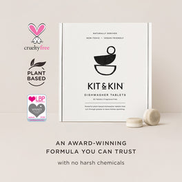 Award-winning dishwasher tablets made with naturally derived ingredients, trusted eco-friendly cleaning product