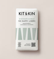 Kit & Kin biodegradable and hypoallergenic nappy liners for reusable cloth nappies 