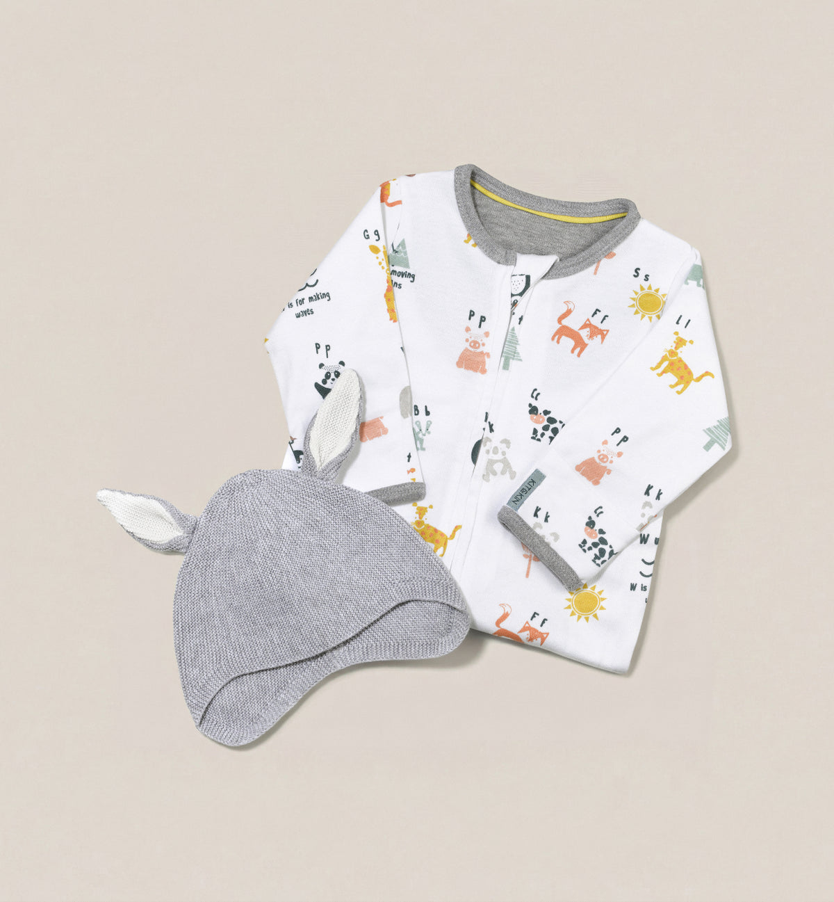 Newborn Onesies & Hat Bundle | Organic Cotton Baby Gift | Kit & Kin