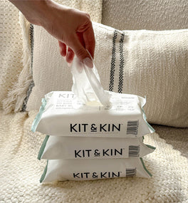 Kit & Kin easy dispense biodegradable baby wet wipes