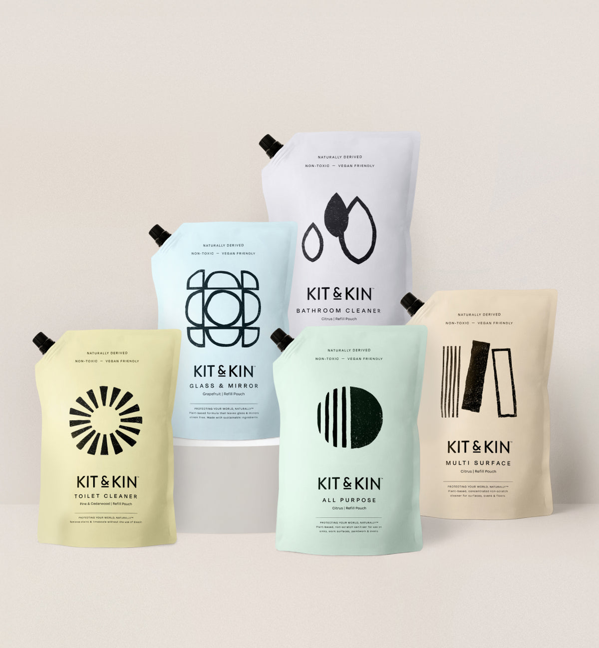 Eco Home Cleaning Bundle | Plant-Based & Effective | Kit & Kin