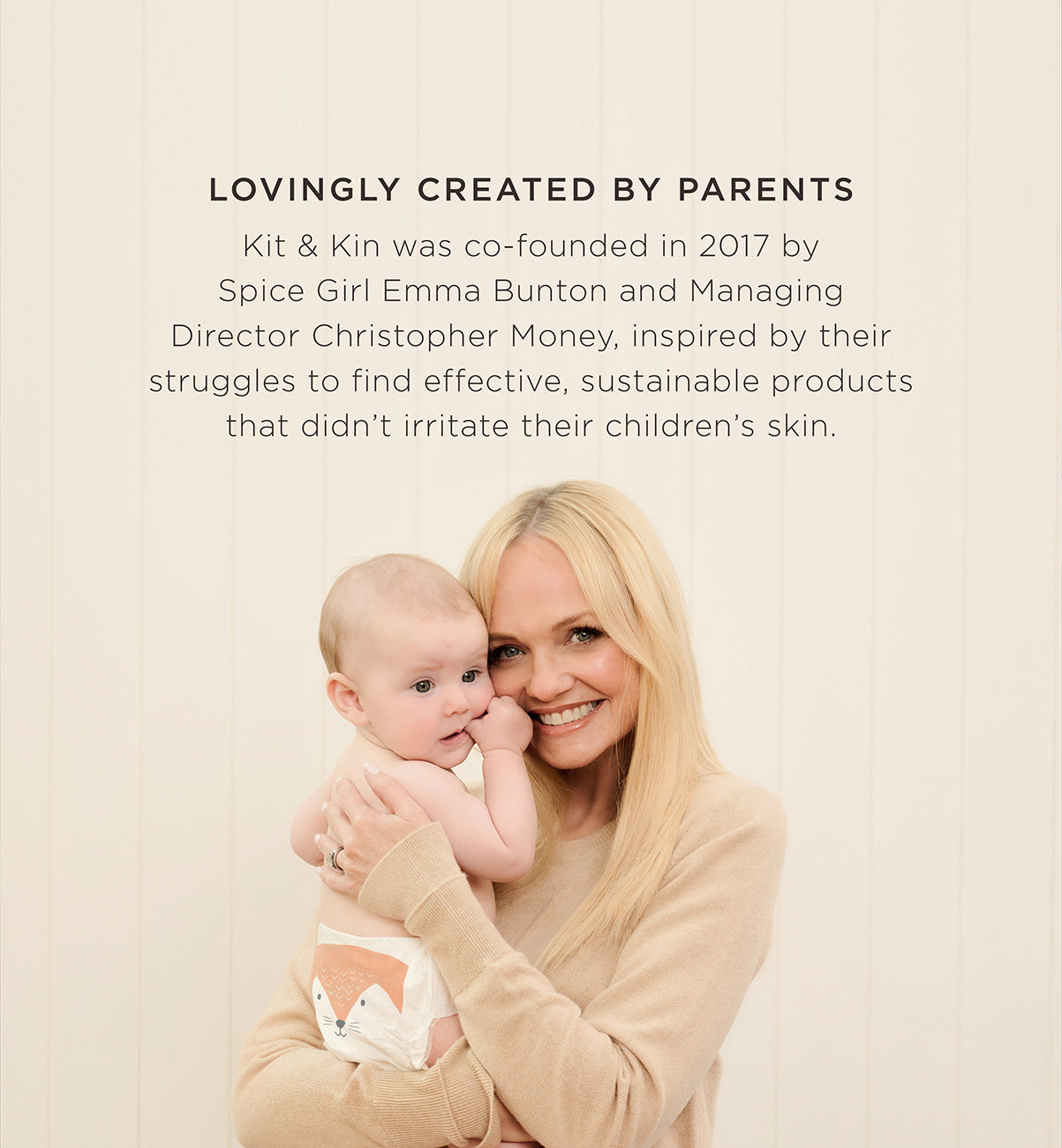 Kit & Kin eco nappies founded by Baby Spice Emma Bunton
