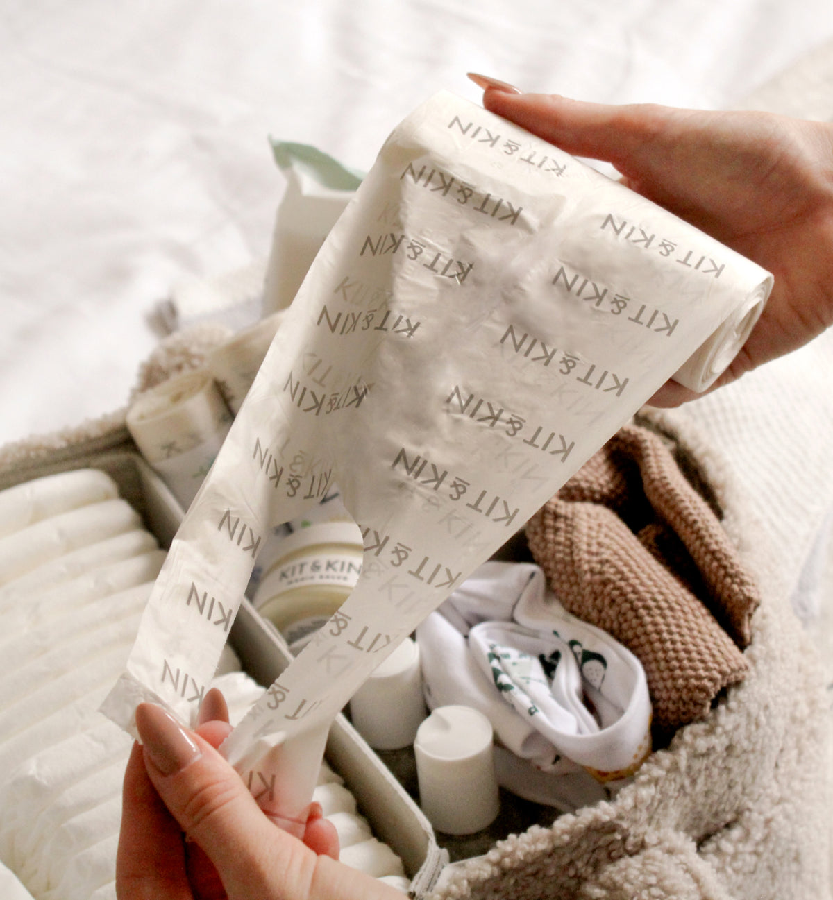 Kit Kin Nappy Nappy Bags | Baby Changing Nursery Essentials | Kit & Kin