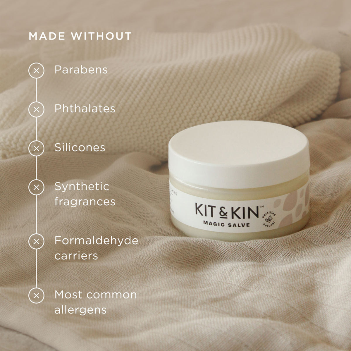 Magic Salve | Award-Winning Nappy Rash Cream | Kit & Kin
