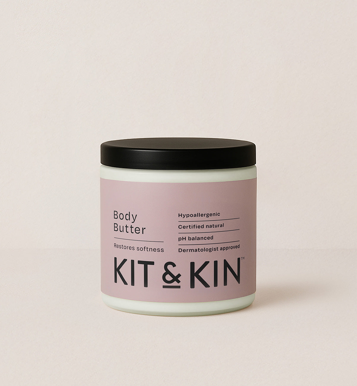 Kit & Kin natural body butter for new mums, gentle, non-toxic and hypoallergenic formula for sensitive skin