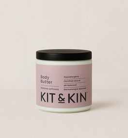 Kit & Kin natural body butter for new mums, gentle, non-toxic and hypoallergenic formula for sensitive skin