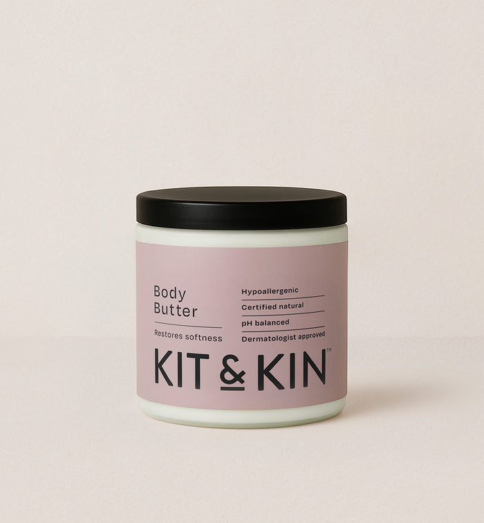Kit & Kin natural body butter for new mums, gentle, non-toxic and hypoallergenic formula for sensitive skin