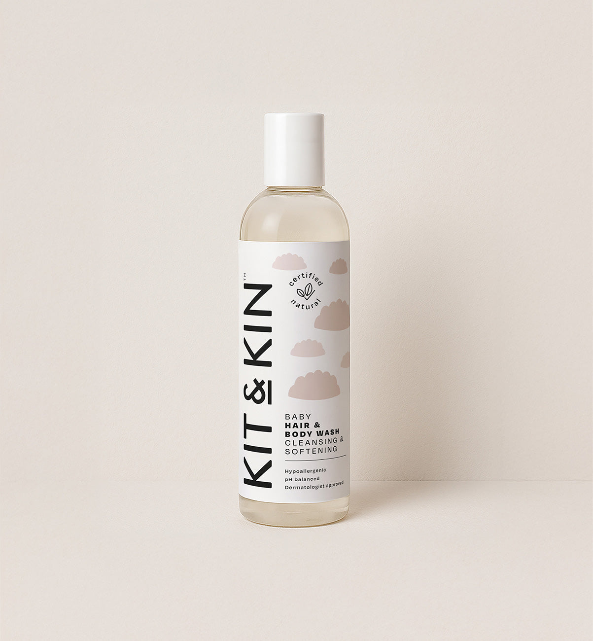 Kit & Kin natural shampoo and body wash for babies, gentle, non-toxic and hypoallergenic formula for sensitive skin