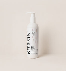 Kit & Kin natural baby body lotion, gentle, non-toxic and hypoallergenic formula for sensitive newborn skin