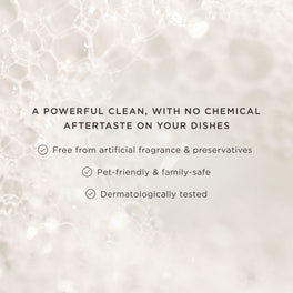 Plant-based dishwasher tablets with food-safe formula, pet-friendly ingredients and fragrance-free