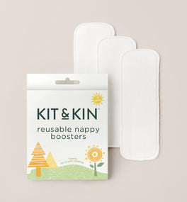 Kit & Kin reusable nappy booster made from soft cotton, designed to add extra absorbency to cloth nappies. Perfect for heavy wetters.