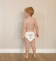 Featured for: Size 8 nappy pants: frog & llama