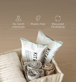 Plastic-free biodegradable baby wipes made with 99% water and no harsh chemicals – gentle, plant-based and eco-friendly
