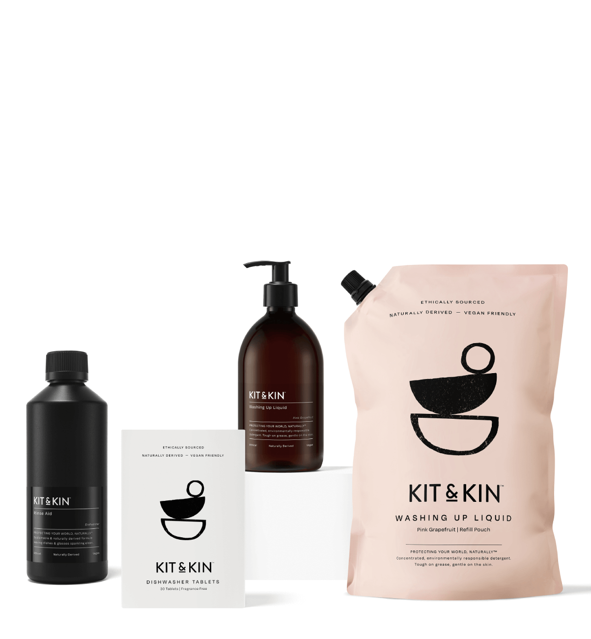 Eco Dishes Bundle | Non-Toxic Cleaning | Kit & Kin