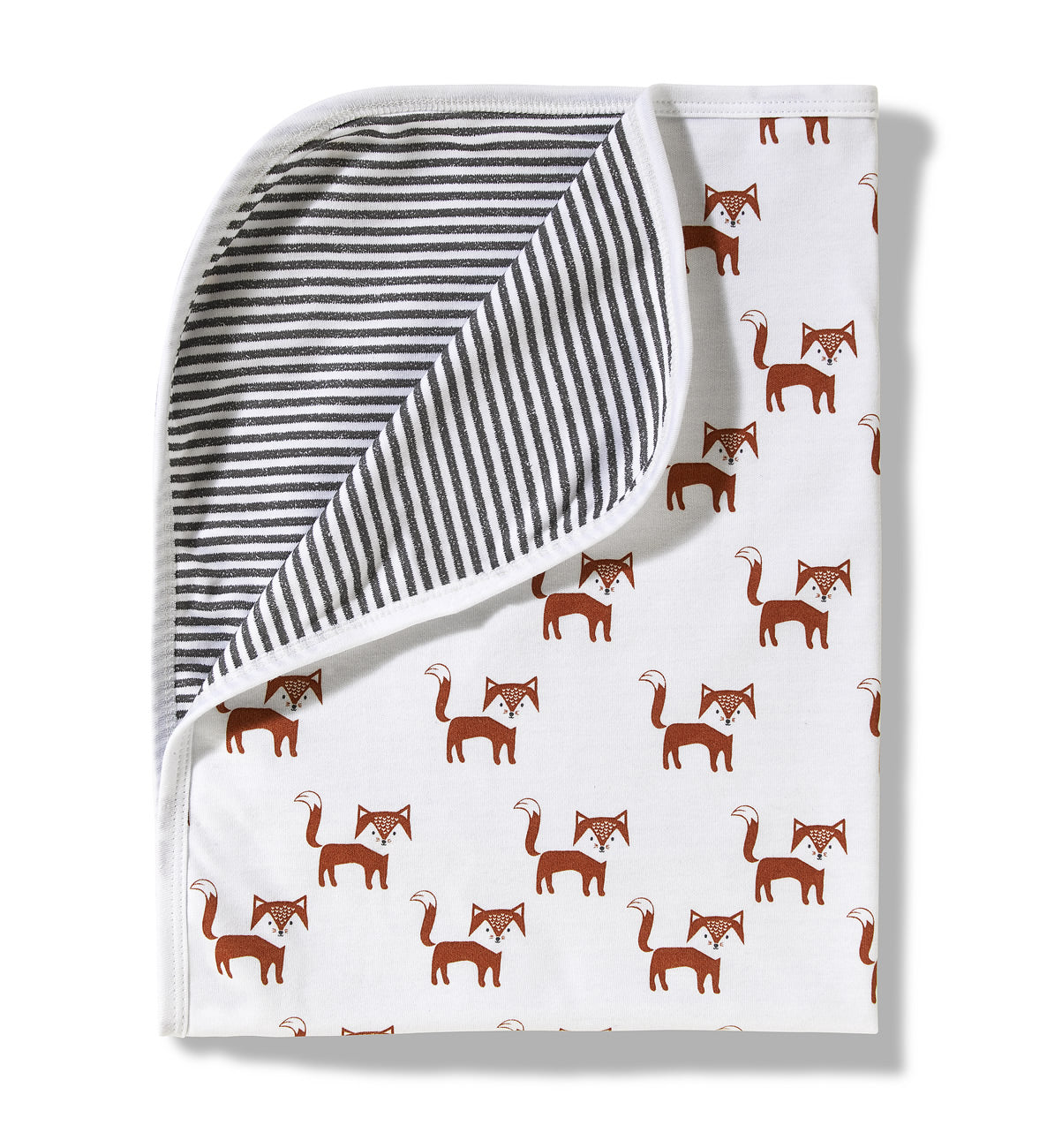 100% organic jersey fox blanket