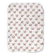 100% organic jersey fox blanket