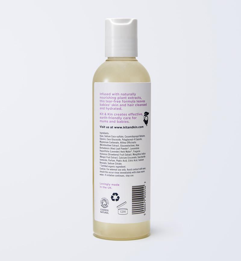 Cleansing and softening hair & body wash