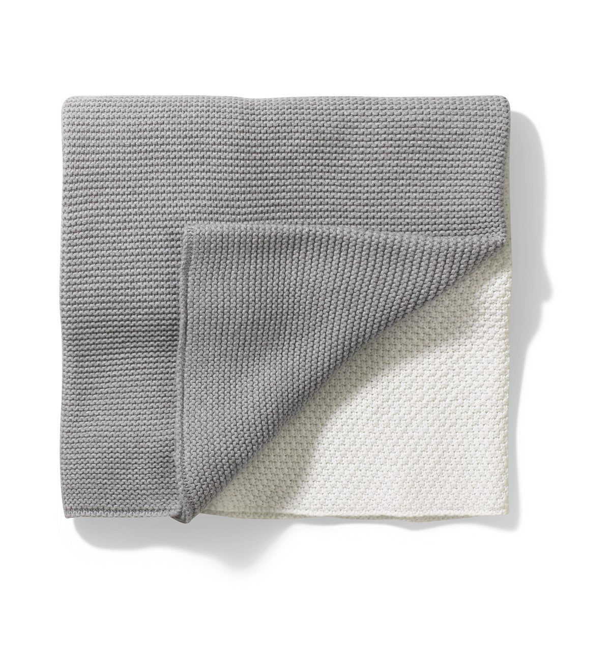 Organic cotton knitted blanket