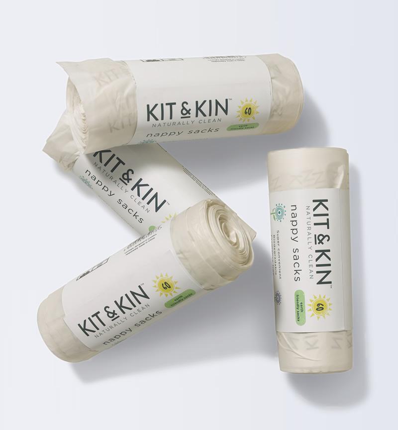 biodegradable nappy bags Kit & Kin
