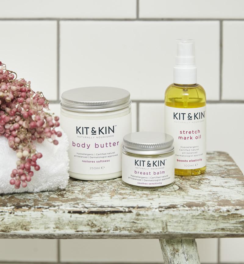 Kit & Kin Certified natural mum skincare bundle